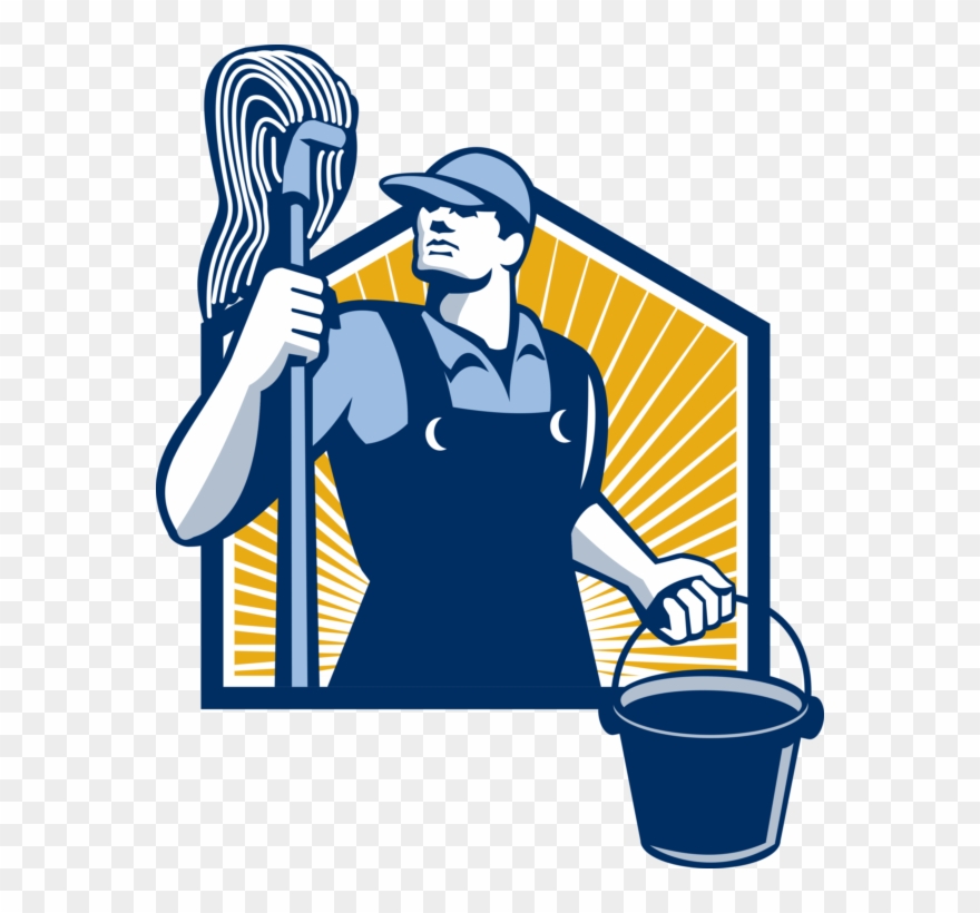 Janitor Clipart Clean Up Crew - Janitor Art - Png Download