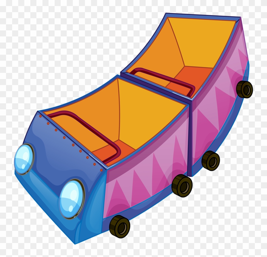 Brinquedo De Parque Clipart Boy, Scrapbook Images, - Roller Coaster - Png Download