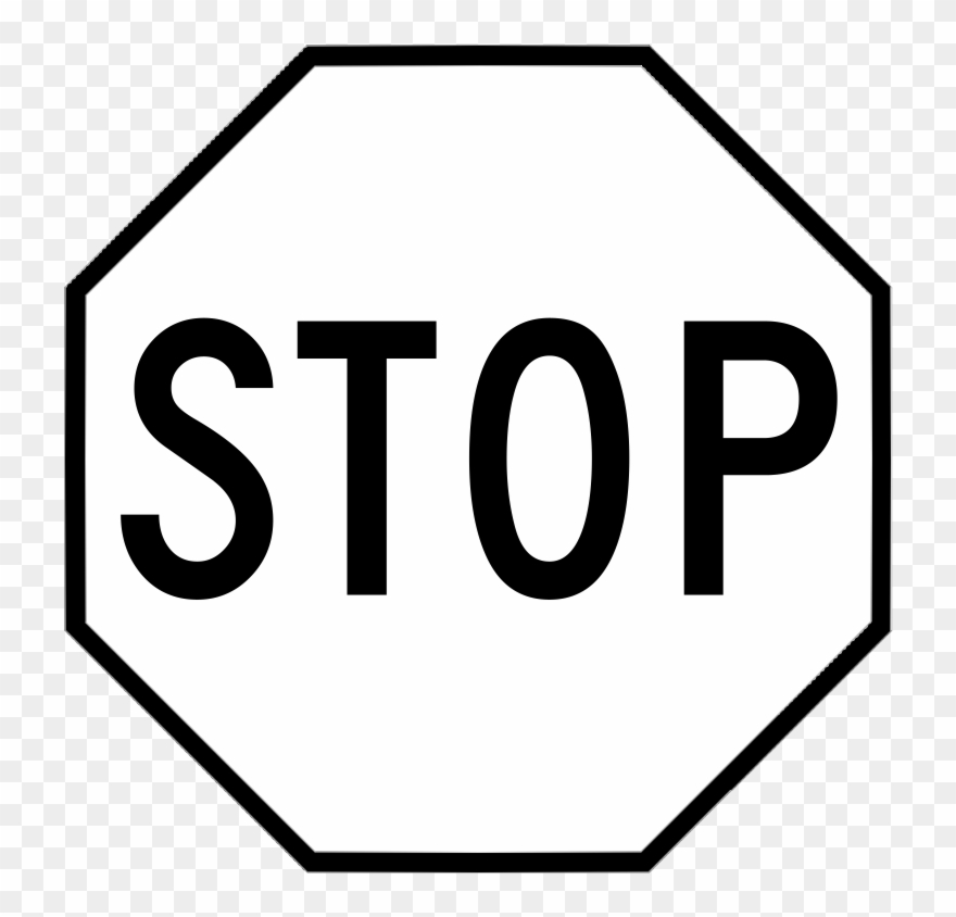 Stop Sign Clip Art - Stop Sign - Png Download