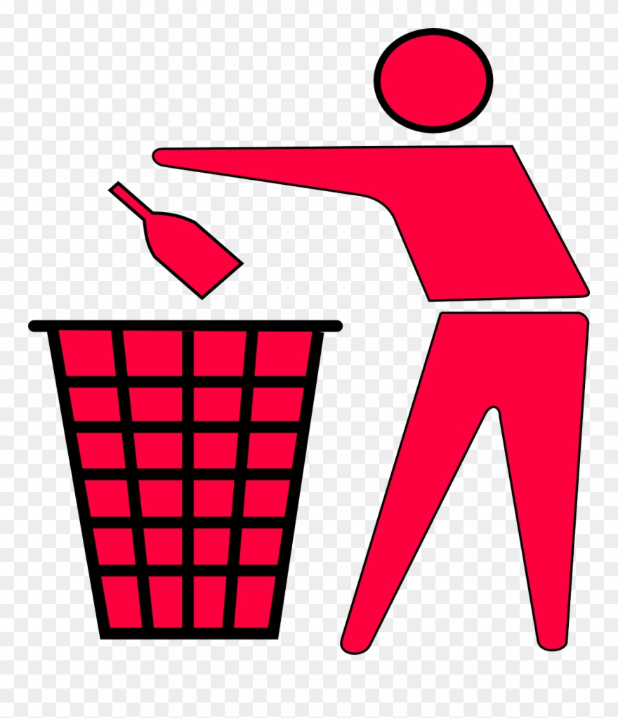 Download Keep Your City Clean Clipart Waste Cleaning - Must Put Litter In The Bin - Png Download