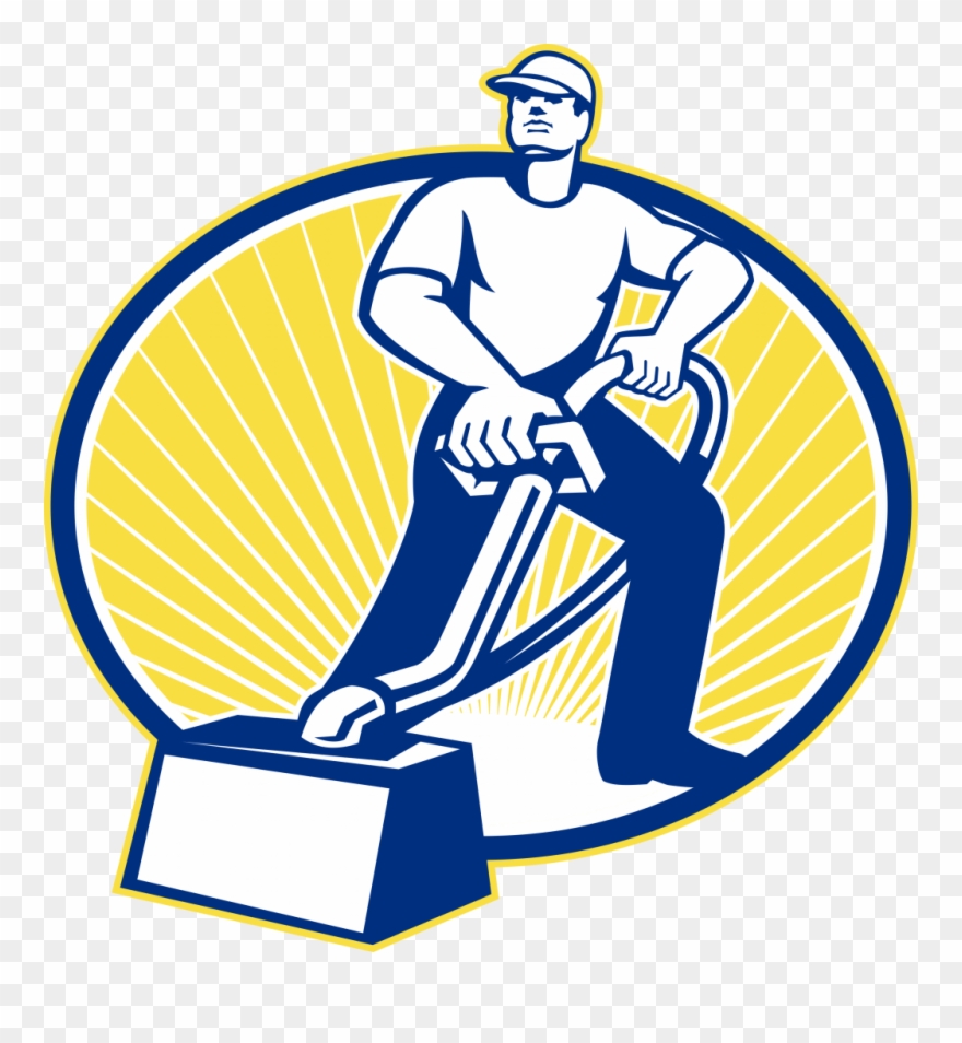 Contact Us Barwon Cleaning - Carpet Cleaning Man Logos Clipart