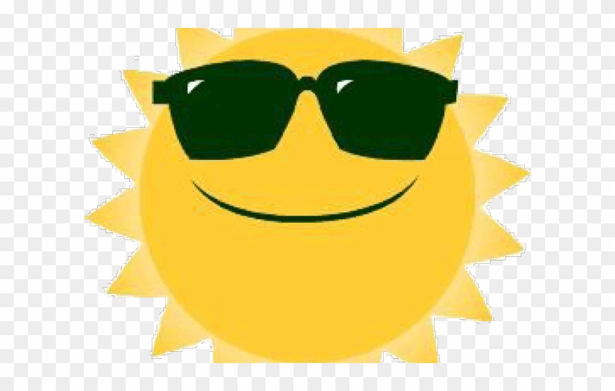 Free Sun Clipart - Clip Art Sun With Sunglasses - Png Download