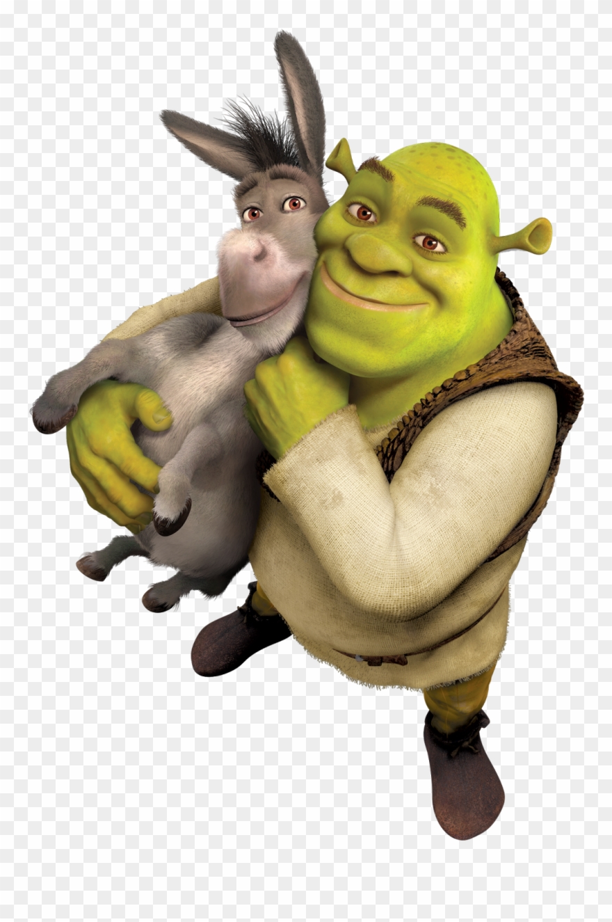 Clip Art Freeuse Stock Africa Clipart Mud Hut - Shrek And Donkey - Png Download