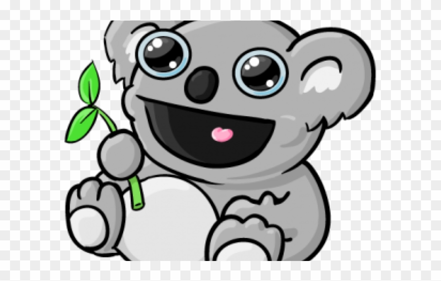 Happy Koala Cartoon Clipart