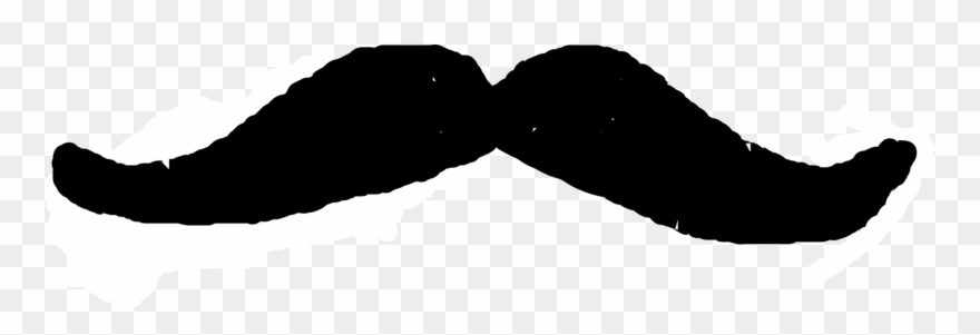 Mustache And Beard Outline Clipart