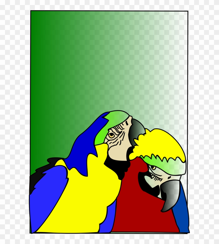 Clip Art Clipart Bird Parrot Clip Art - Bird - Png Download