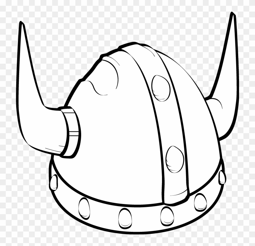 Helmet Vikings Drawing - Easy To Draw Viking Clipart