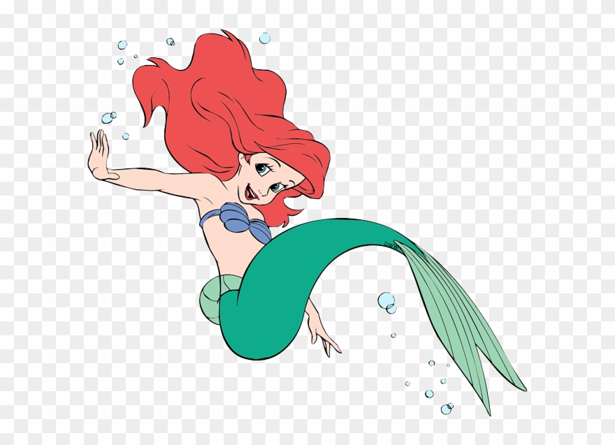 Ariel Clip Art Disney Galore Playful - Disney Princess Ariel The Little Mermaid - Png Download