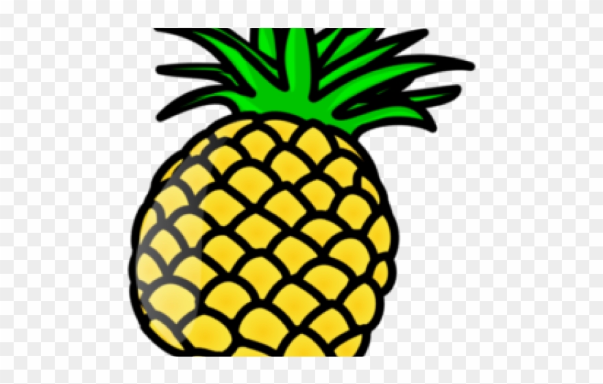Papaya Clipart Sunrise - Cartoon Pineapple Transparent Background - Png Download