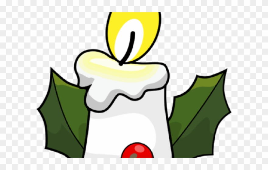 Candle Clipart Clip Art Birthday - Christmas Candle Clip Art - Png Download