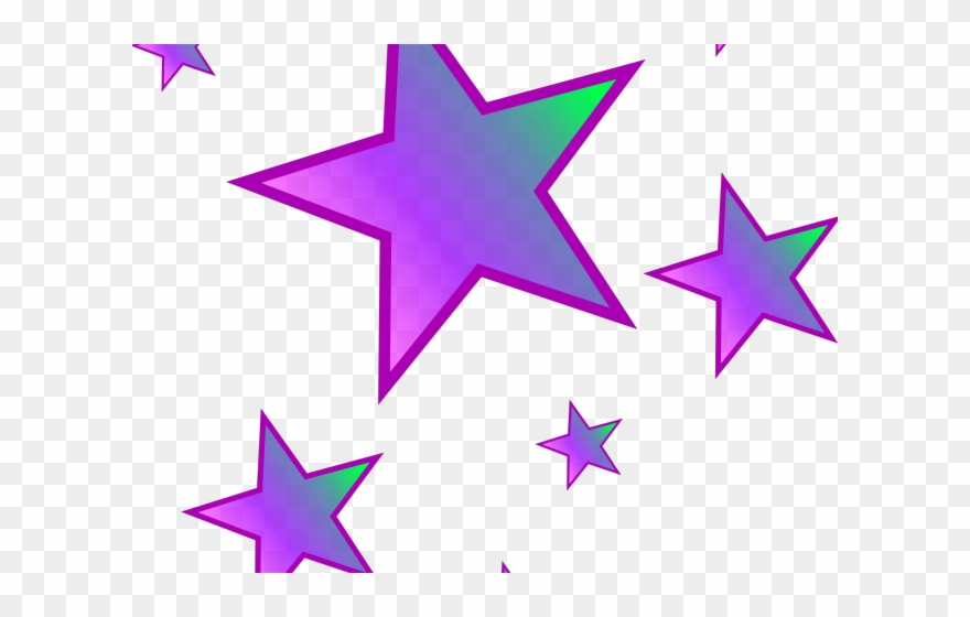 Shooting Star Clipart Falling Star - Transparent Background Group Of Stars Clipart - Png Download