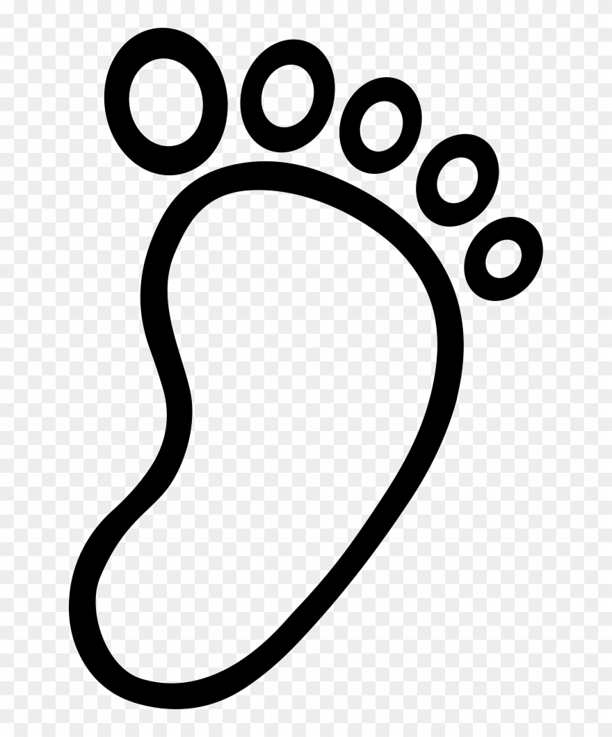 Foot Print At Getdrawings Clipart Library Download - Png Footprint Transparent Png