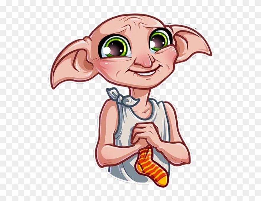 Dobby Dobbythehouseelf Dobbyisafreeelf Harrypotter - Стикеры Гарри Поттер Телеграм Clipart