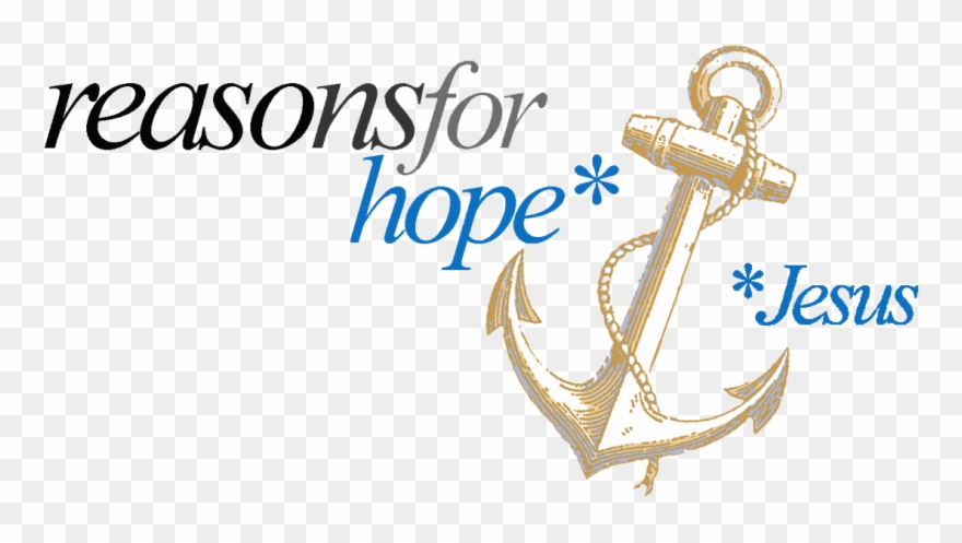 Reasons For Hope* Jesus - Off Shore Anchor Throw Blanket Clipart