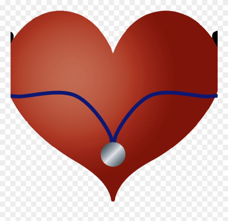 Stethoscope Heart Clipart Stethoscope Heart Clipart - Heart - Png Download