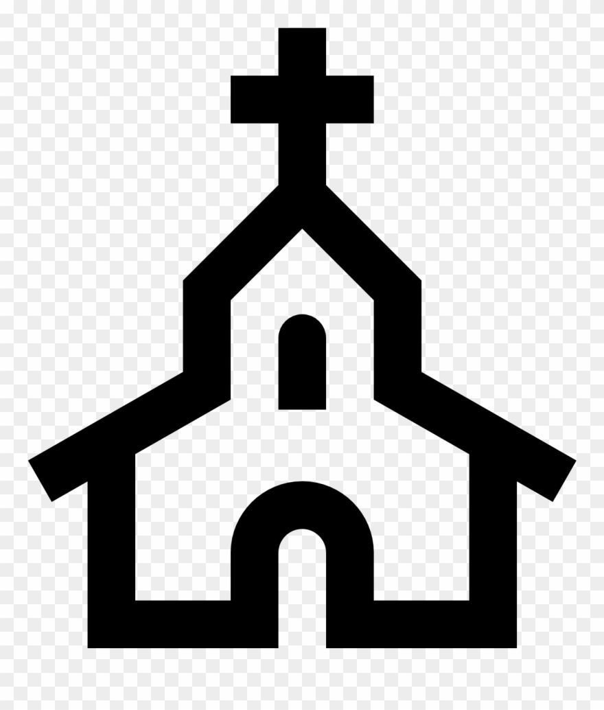 Clip Royalty Free Download Transparent Images Pluspng - Church Logo Black And White