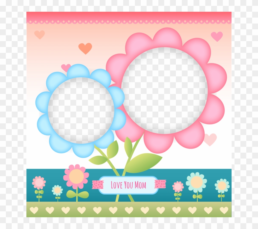 Mother's Day Transparent Frame Clipart