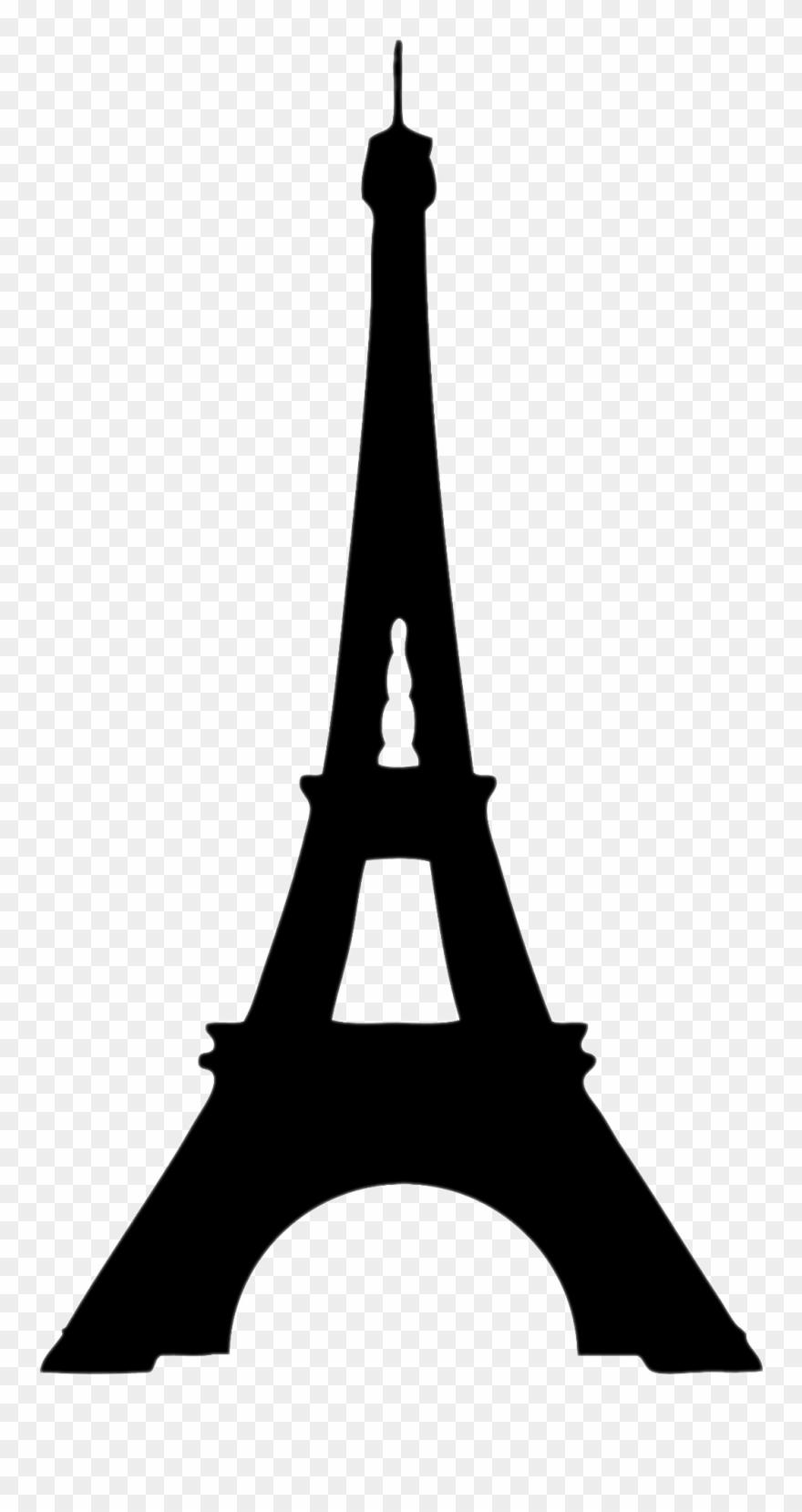 Download - Eiffel Tower Clip Art Silhouette - Png Download