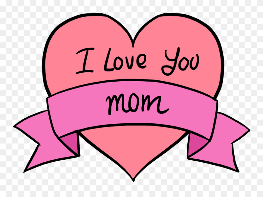 How To Draw Mother's Day Heart - Drawing Clipart