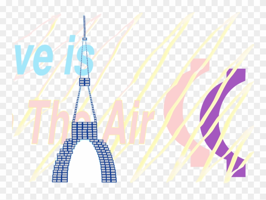 E-card Love Is In The Air La Tour Eiffel Tower 30 Aug - Eiffel Tower Clipart