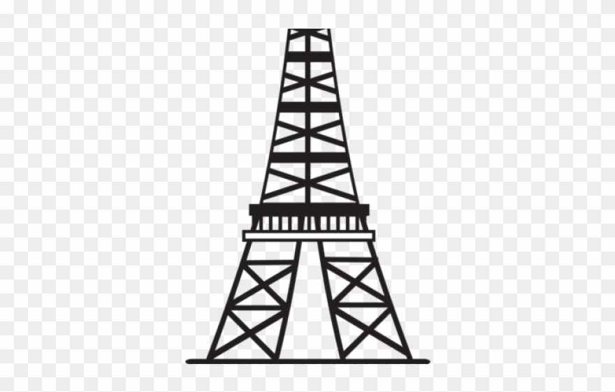Drawn Eiffel Tower Amazing - Drawing Eiffel Tower Clip Art - Png Download