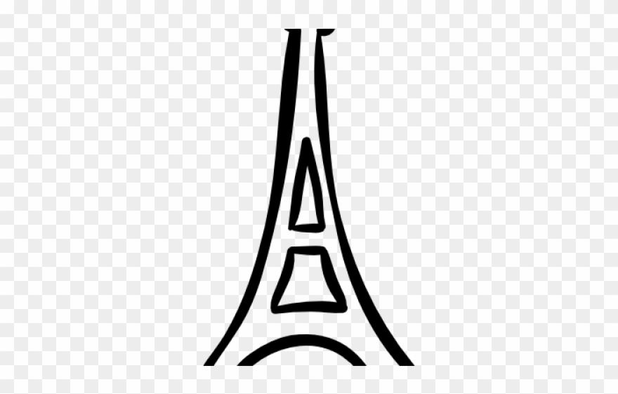 Drawn Eiffel Tower Hand - Tower Clipart