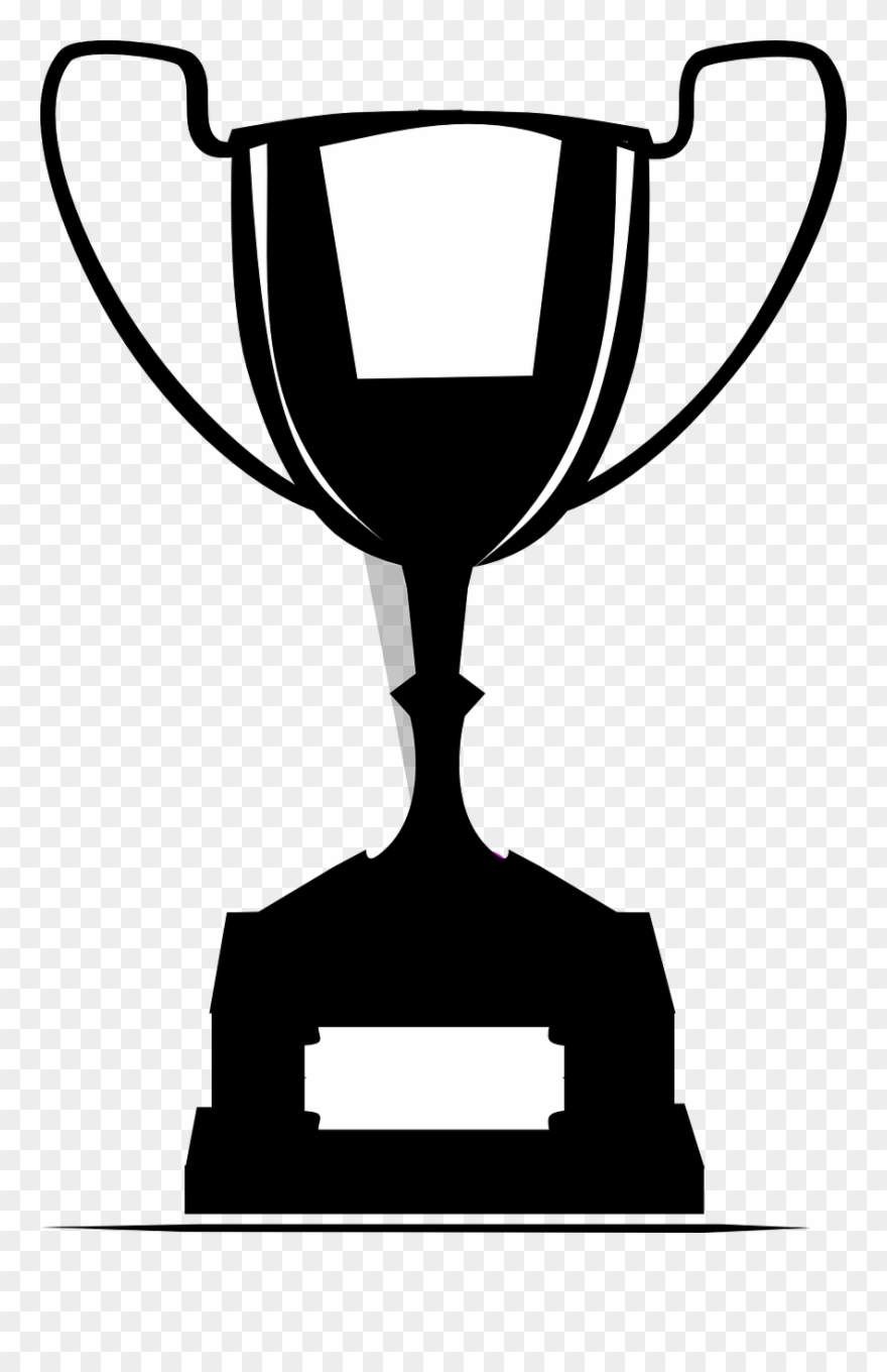 Trophy Black Clipart Trophy Clip Art - Trophy Clipart Png Black And White Transparent Png