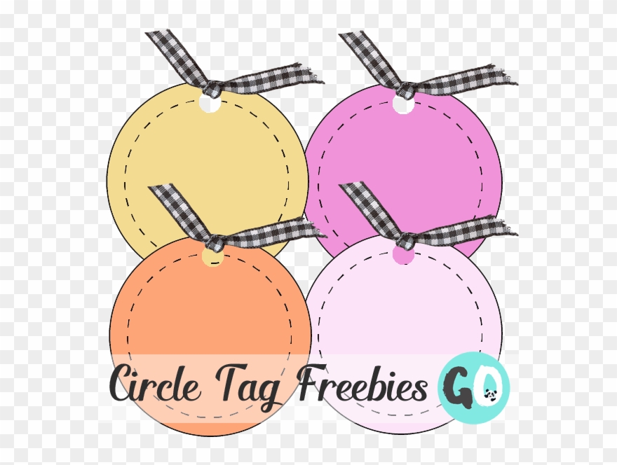 Circle Tag Clipart Freebies - Illustration - Png Download