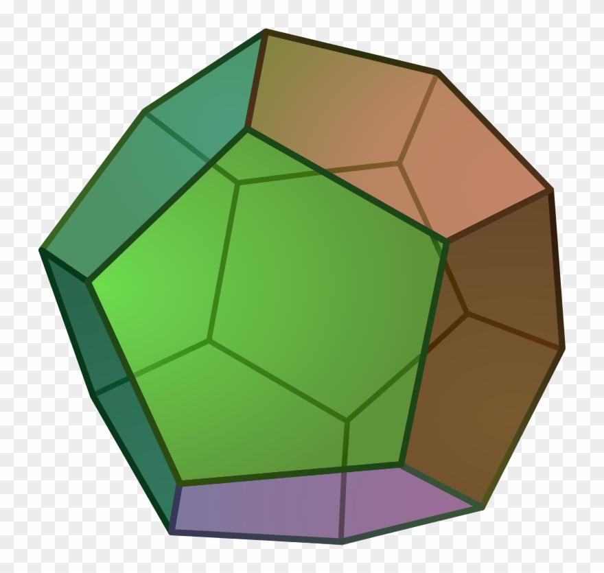 Octahedron 555px - Dodecahedron Png Clipart