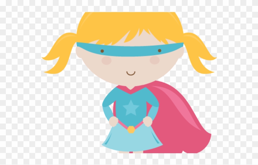 Supergirl Clipart Word - Super Girl Clipart Png Transparent Png