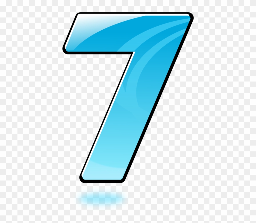 Youtube Blog Art Number Document - Number Seven Clipart