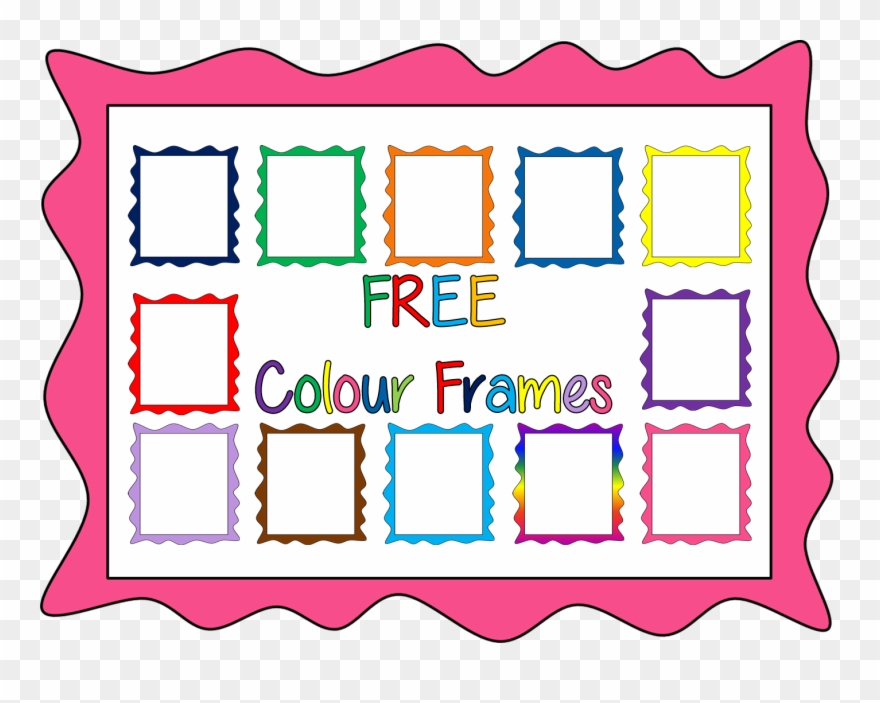 15 Free Commercial Use Frames - Color Clipart
