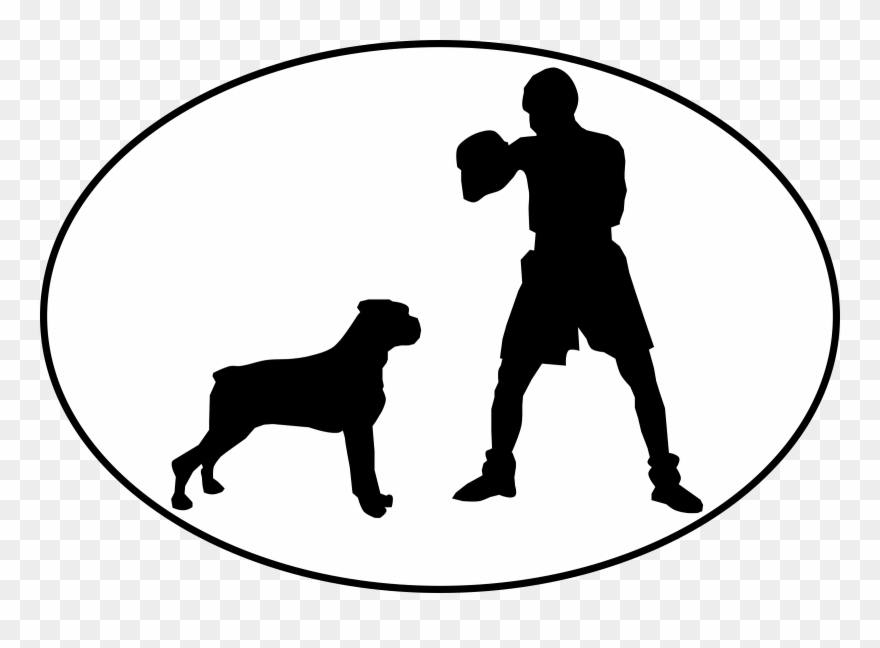 Dog Breed Computer Icons Boxing Silhouette Document - Icon Clipart