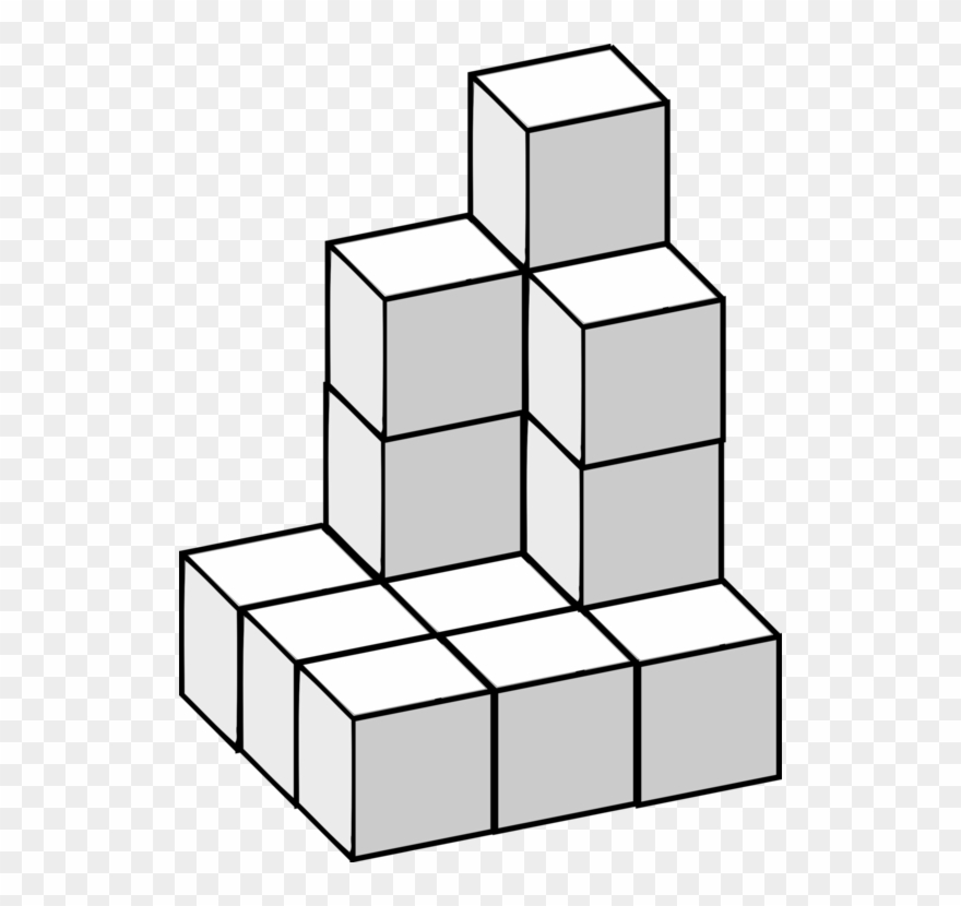 Line Art Drawing Monochrome Photography - Cube Clipart