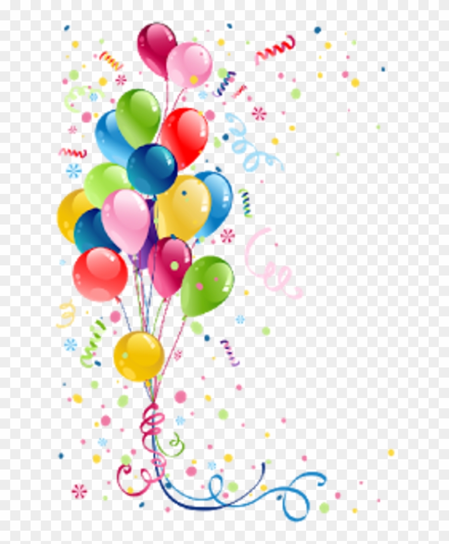 Happy Birthday Balloons Clip Art - Png Download