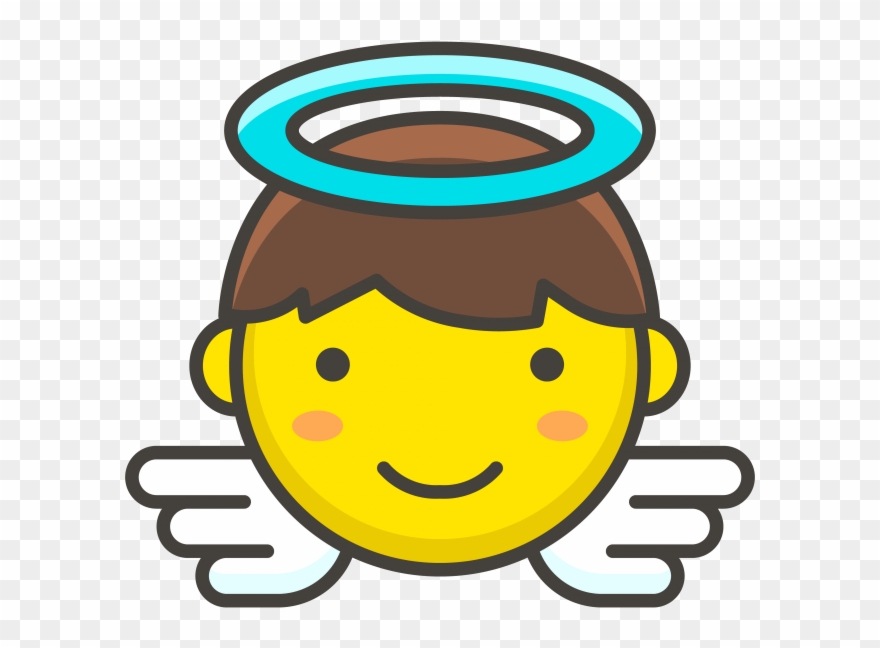 Baby Angel Emoji Clipart