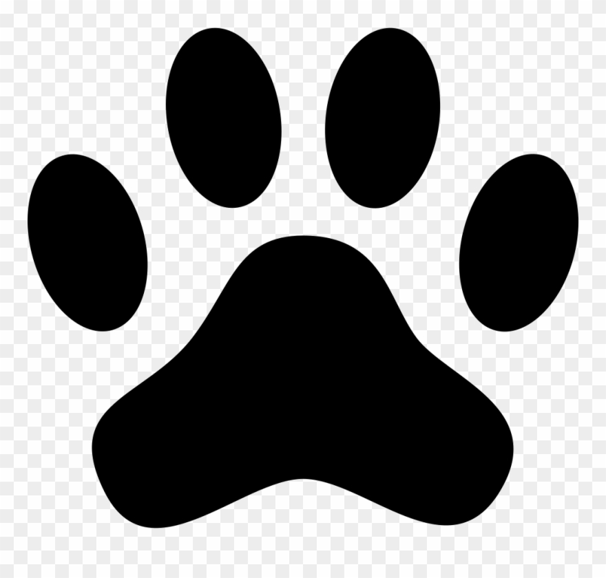Pet Footprint F Comments Clipart