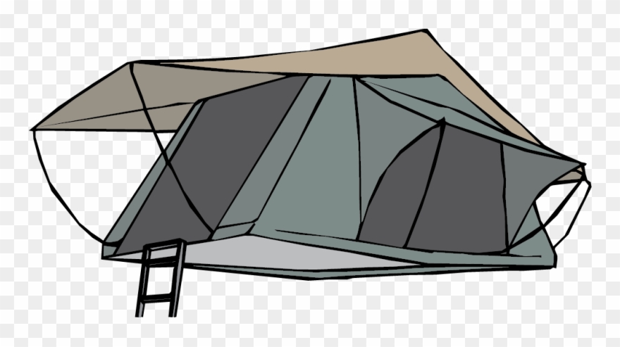 Roof Top Tent 2-3 Person Clipart