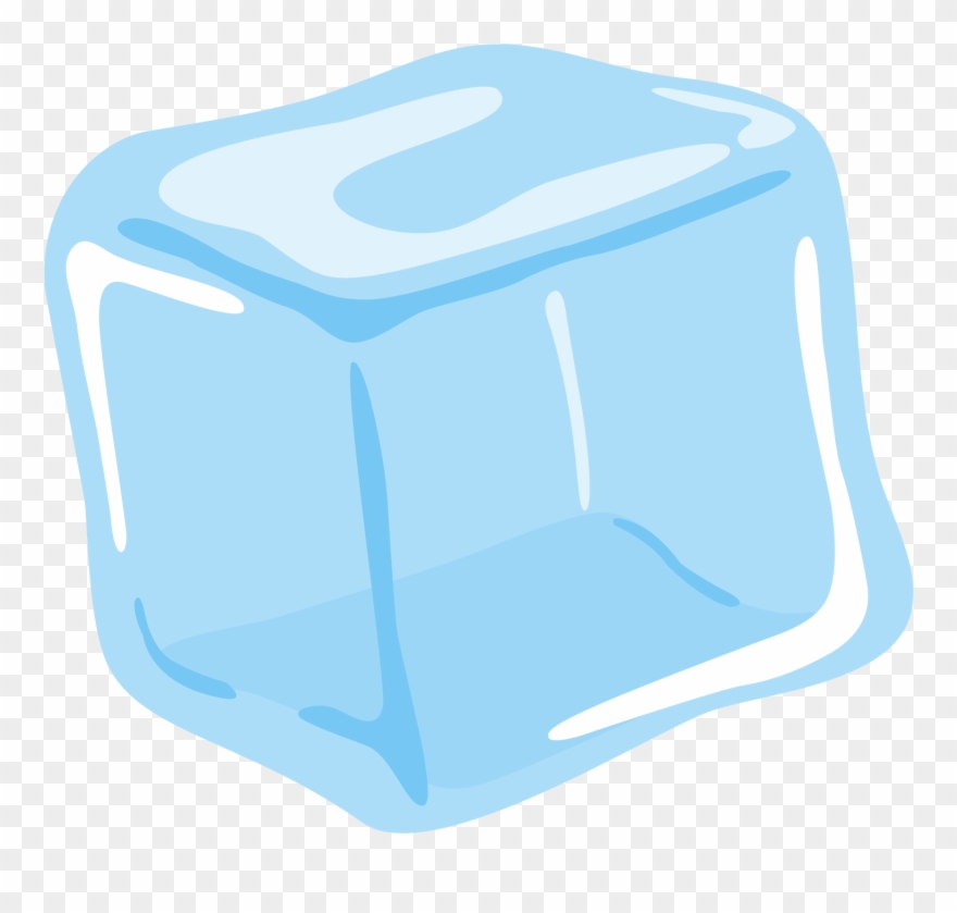 Single Ice Block Clipart