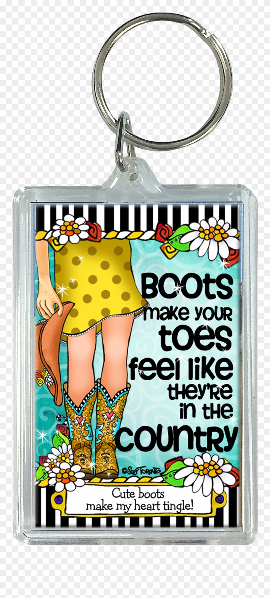Boots Make Your Toes Feel Like They're In The Country Clipart