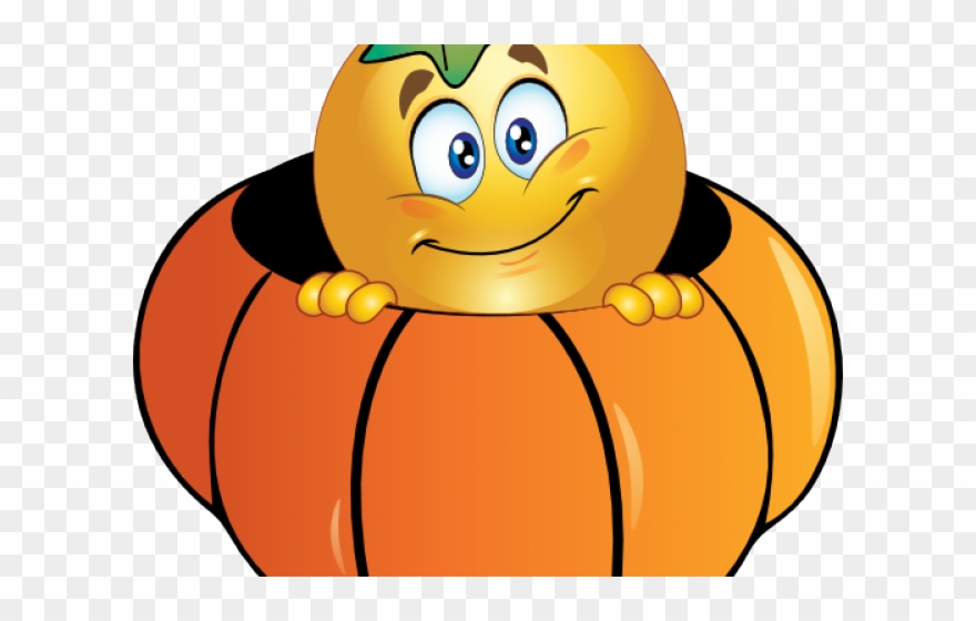 Smiley Clipart Pumpkin - Png Download