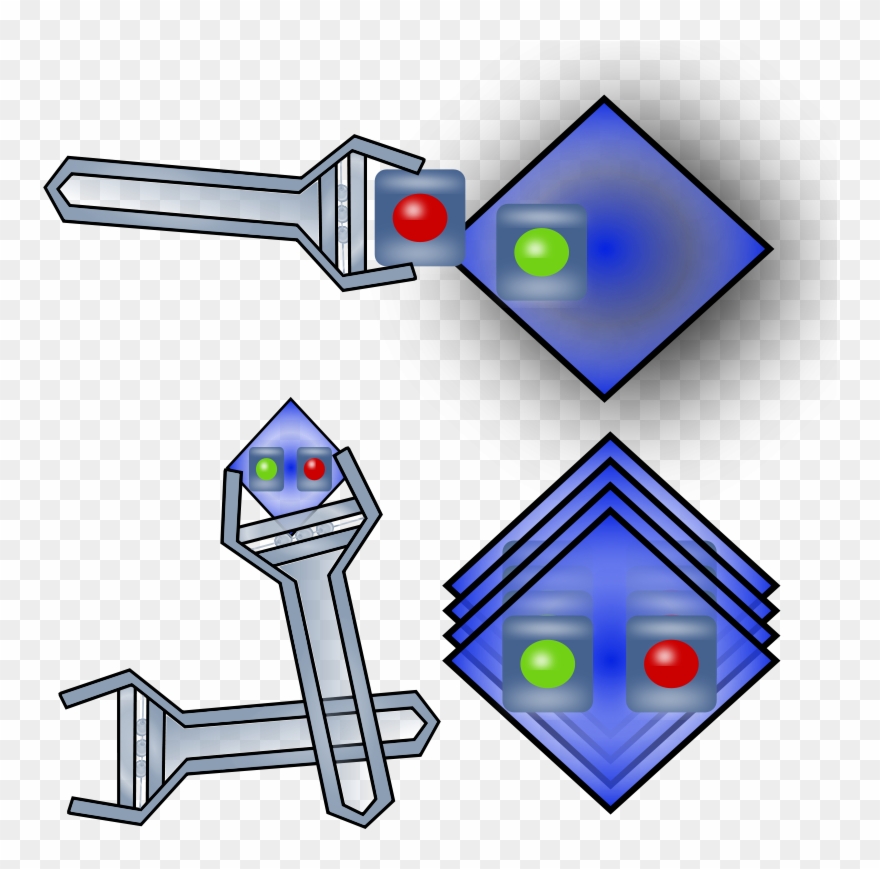 Free Development Factory Free Wrench Free Double Open Clipart