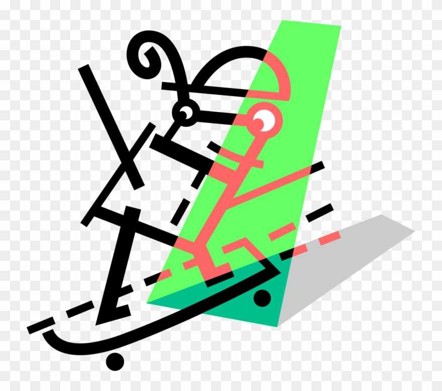 Skateboarder Performs Tricks Image Clipart