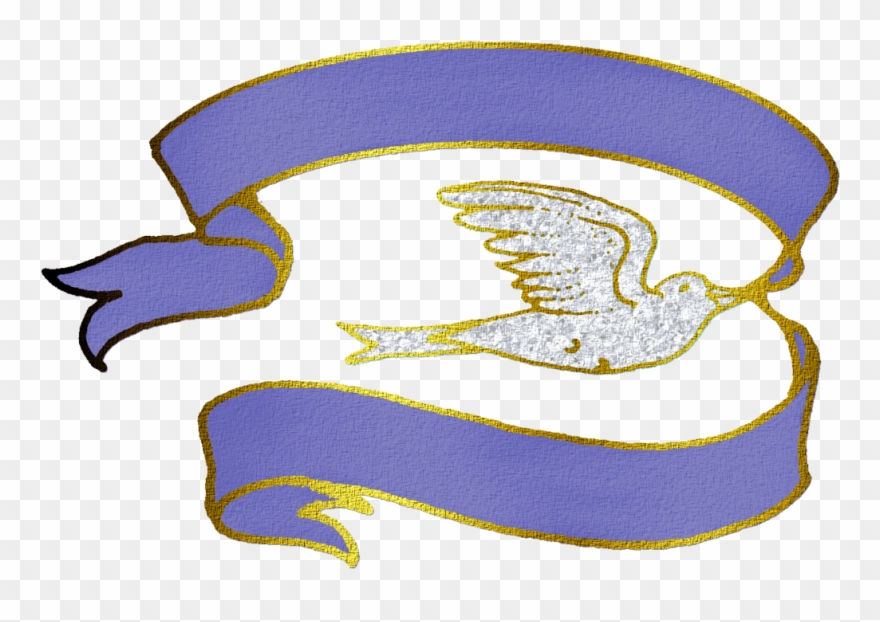 Dove Ribbon Cliparts - Png Download