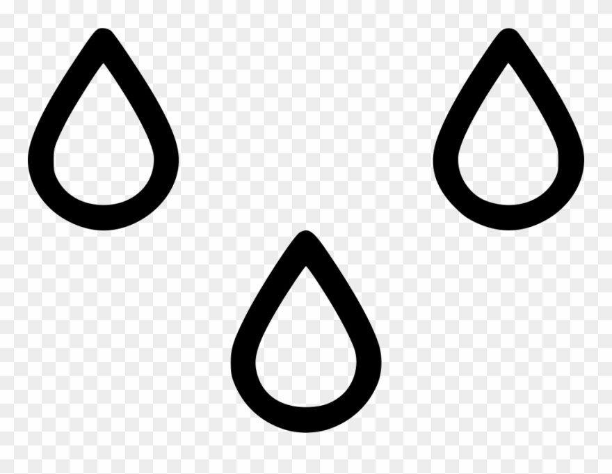 Drizzle Rain Drops Droplet Drop Water Comments Clipart