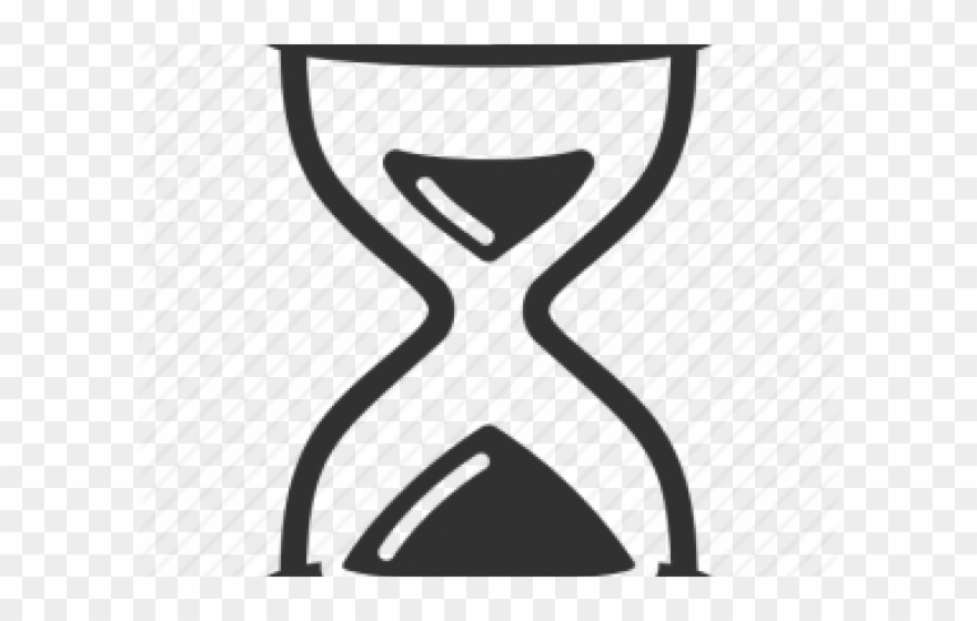 Hourglass Clipart Black And White - Png Download