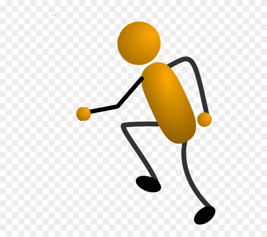 Firmtacami Clip Art Running Stick Figure Vehzsm Clipart - Png Download