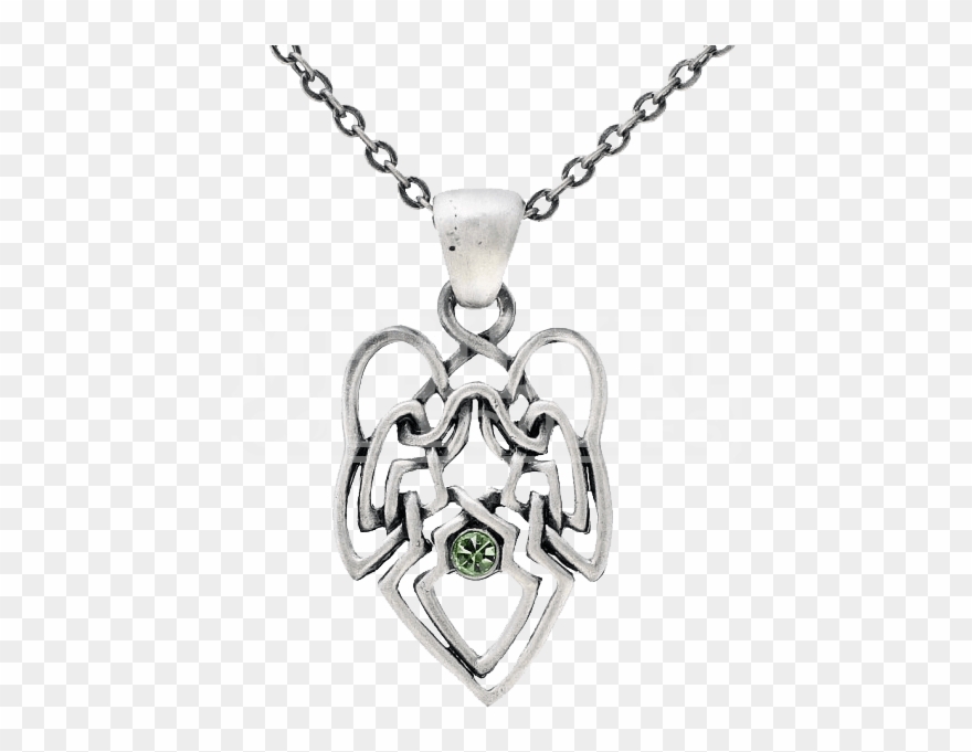 Celtic Knot Heart Necklace Clipart