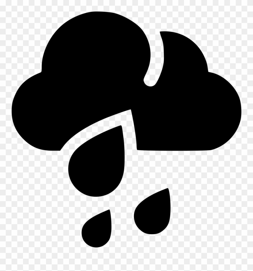 Cloud Rain Drops Comments Clipart