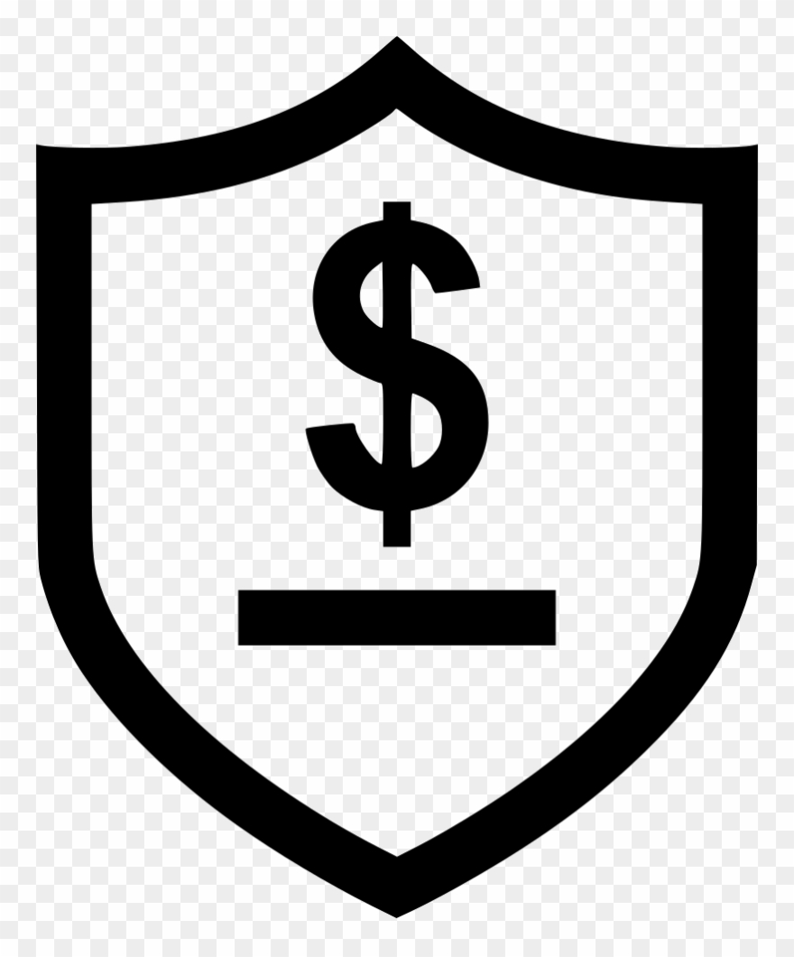 Dollar Sign Shield Business Comments Clipart